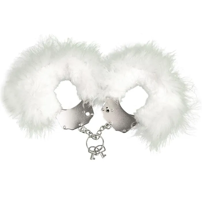 Vibrators Adrien Lastic Adrien Lastic Manette con piume Bianco