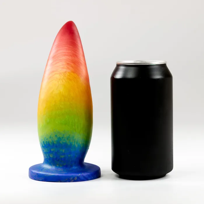ThemFriends Familiar Large Rainbow Pride Fade Extra Soft SECOND Ready to Ship Male Sex Toys