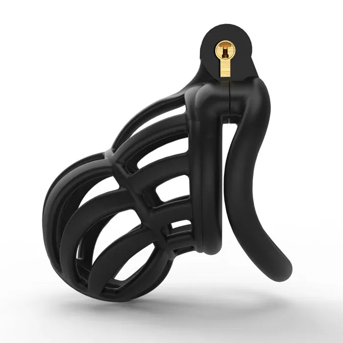 CHASTITY CAGE CO 3D Stegosaurus Narrow Face Chastity Device Kit Male Sex Toys