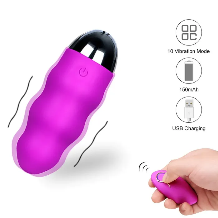 EVEs SECRETS Couples Wireless Remote Control Vibrator Sex Egg Toys for Women Silicone Toys