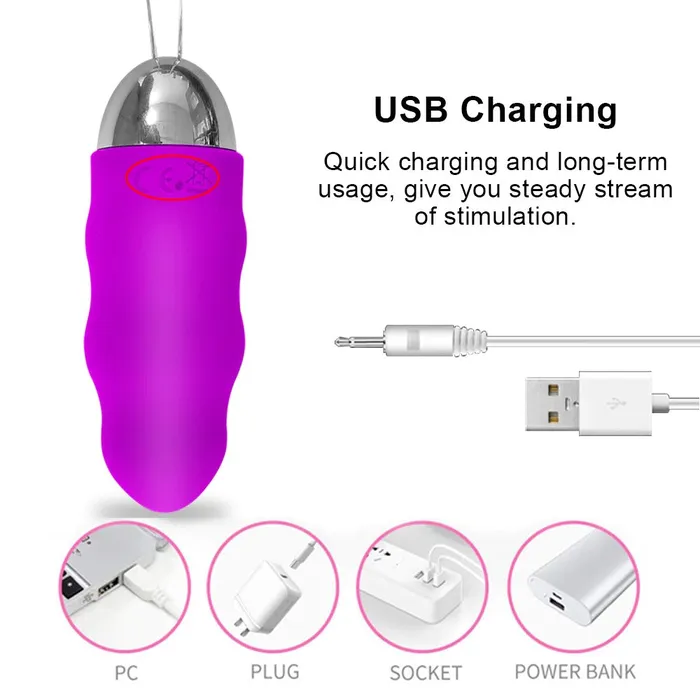 EVEs SECRETS Couples Wireless Remote Control Vibrator Sex Egg Toys for Women Silicone Toys