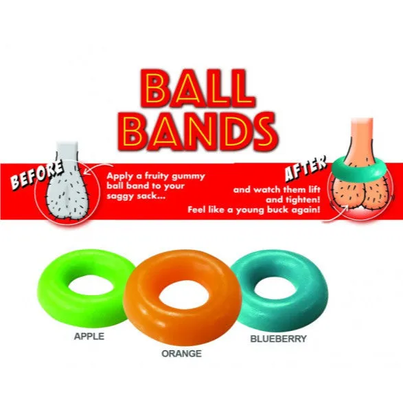 Male Sex Toys Hott Products Ball Bands 3 Gummy Edible Cock Rings by Hott Products