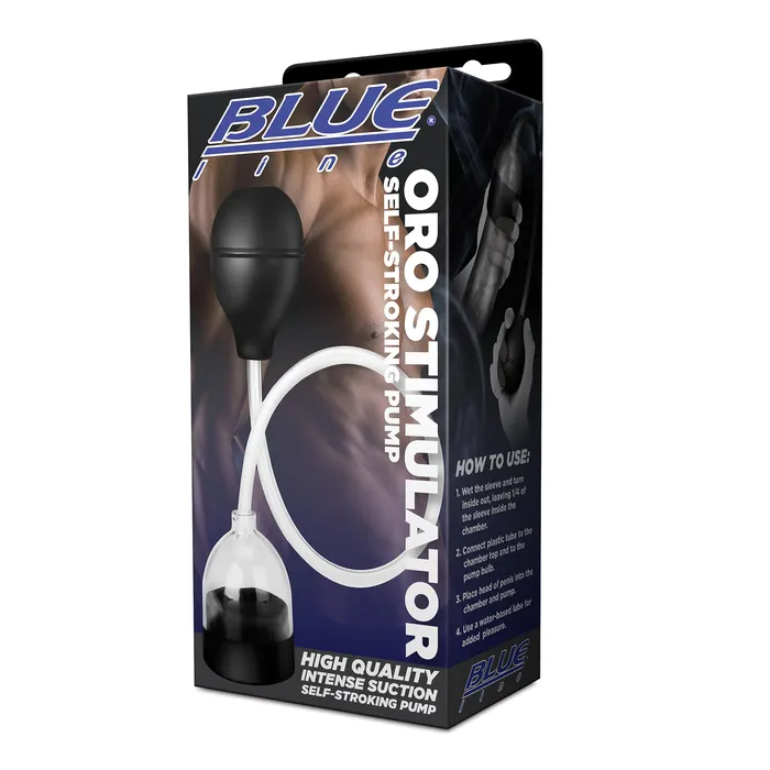 Vibrators BLUELINE BLUE LINE ORO STIMULATOR SELFSTROKING PUMP
