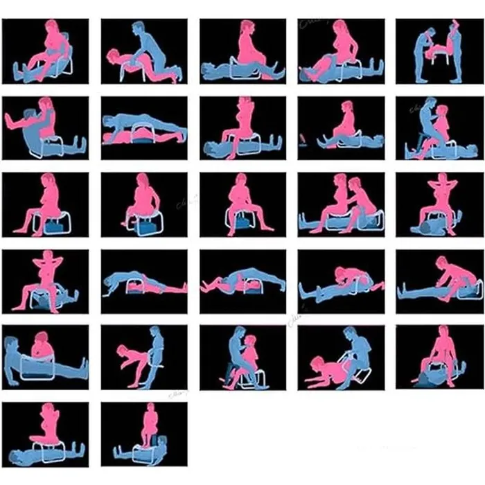 Vibrators Daytona Sex Chair Adjustable Height Pink