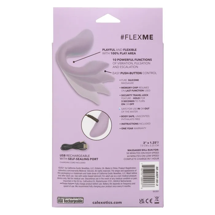 Female Sex Toys CalExotics Slay FlexMe Silicone Vibrator