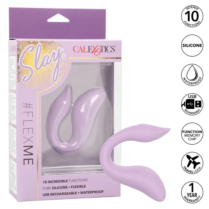 Female Sex Toys CalExotics Slay FlexMe Silicone Vibrator