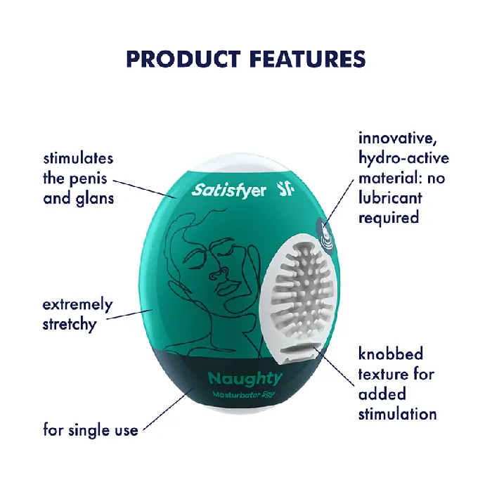 Satisfyer Male Sex Toys Satisfyer Masturbator Egg Naughty