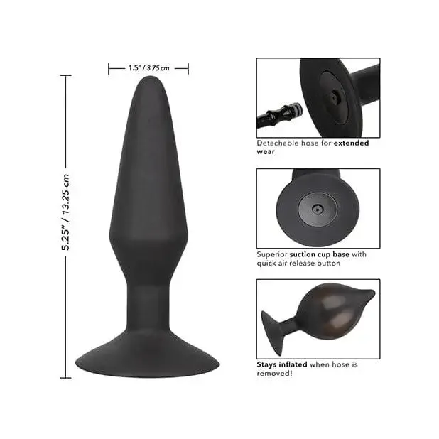 Anal CalExotics Large Silicone Inflatable Plug Black