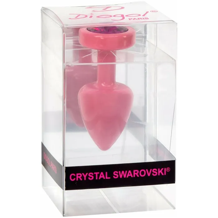 Anal Diogol Diogol Anni Round Pink Butt Plug with Swarovski Elements T1 Size Pink Anal Diogol Diogol Anni Round Pink Butt Plug with Swarovski Elements T1 Size Pink