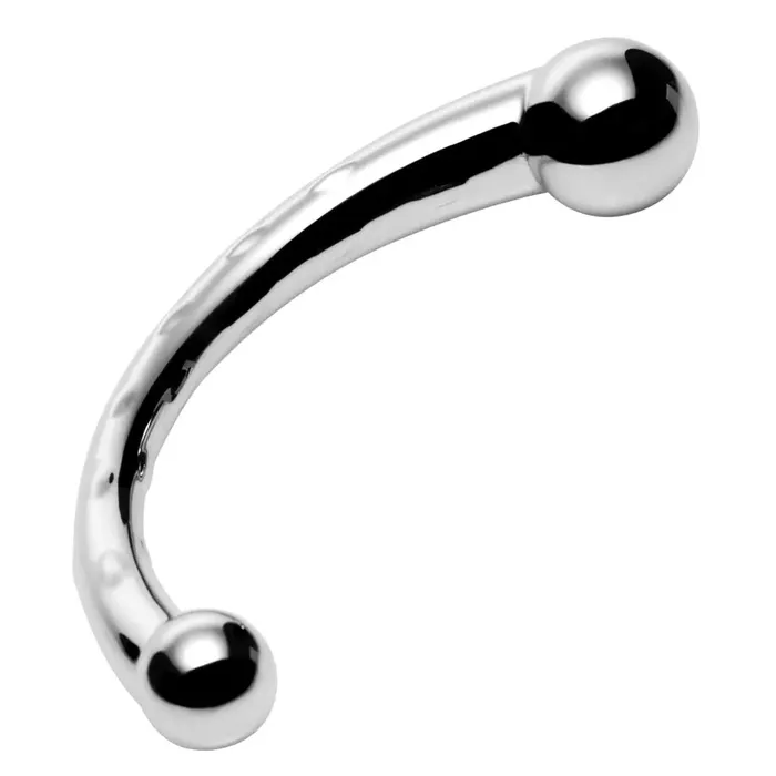 Dildos Master Series The Chrome Crescent Dual Ended Dildo
