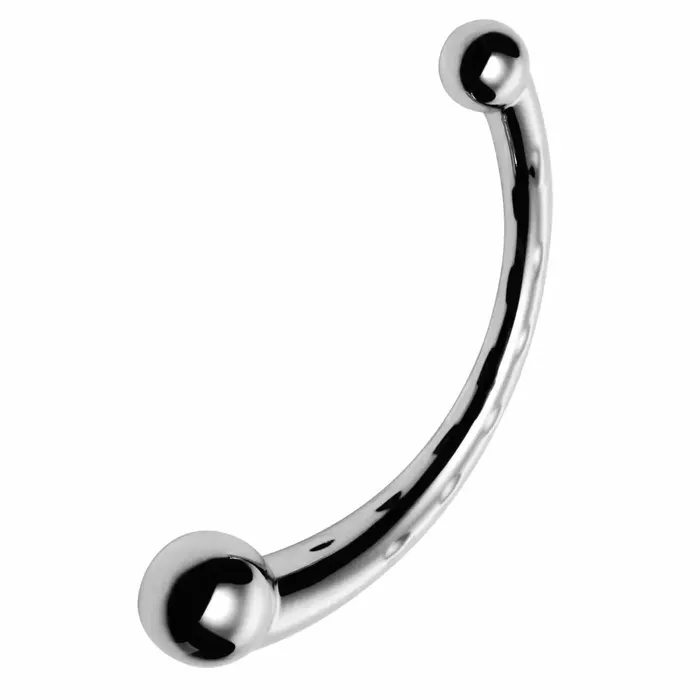 Dildos Master Series The Chrome Crescent Dual Ended Dildo Dildos Master Series The Chrome Crescent Dual Ended Dildo