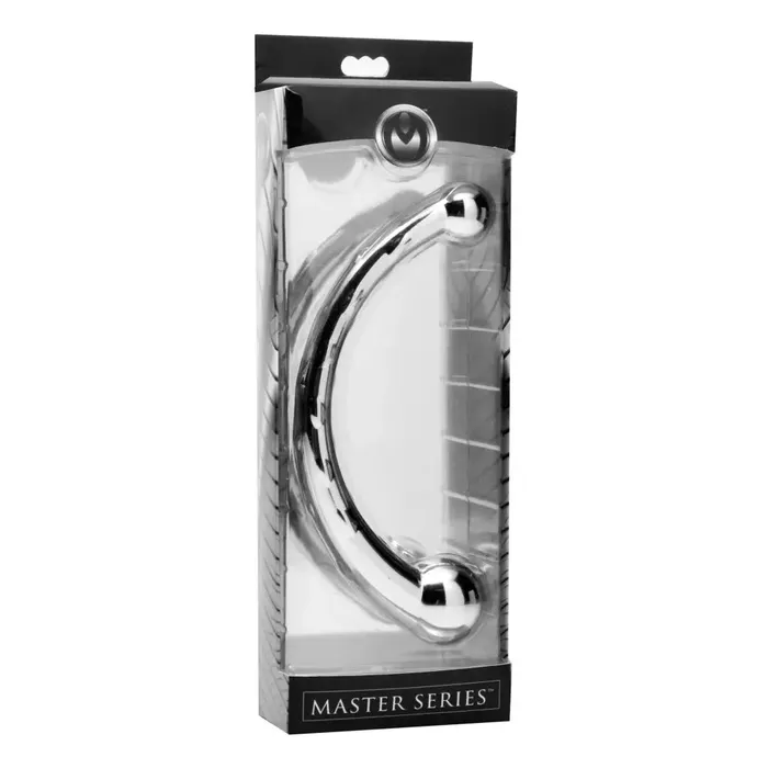 Dildos Master Series The Chrome Crescent Dual Ended Dildo Dildos Master Series The Chrome Crescent Dual Ended Dildo
