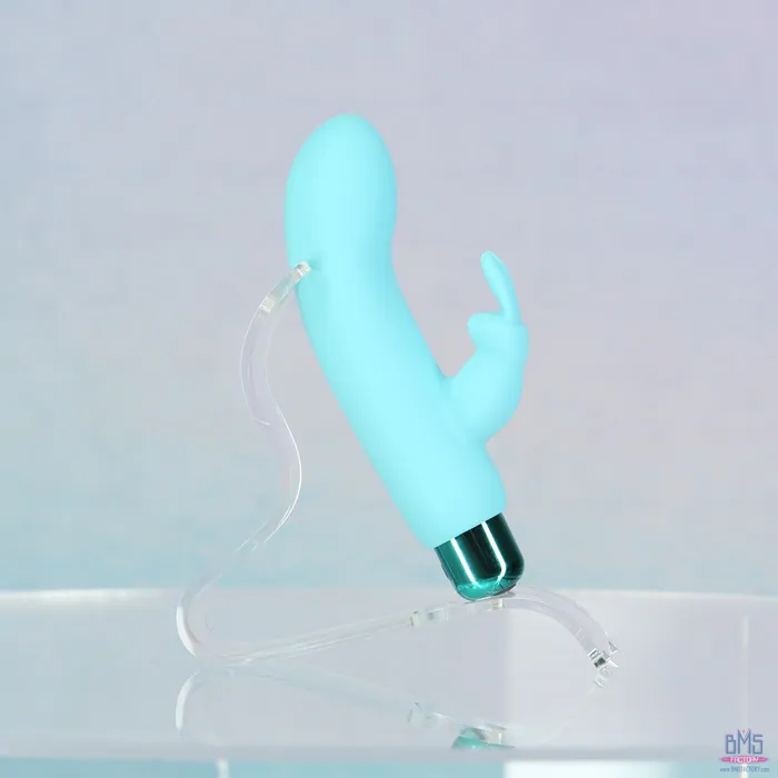 Female Sex Toys PowerBullet PowerBullet Alices Bunny Rechargeable Bullet with Removable Rabbit Sleeve Teal