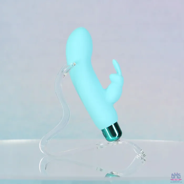 Female Sex Toys PowerBullet PowerBullet Alices Bunny Rechargeable Bullet with Removable Rabbit Sleeve Teal