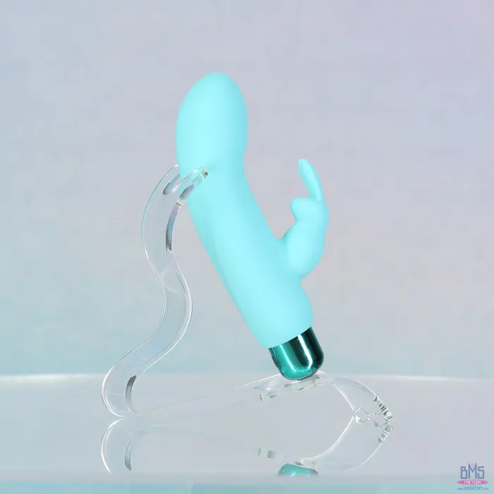 Female Sex Toys PowerBullet PowerBullet Alices Bunny Rechargeable Bullet with Removable Rabbit Sleeve Teal