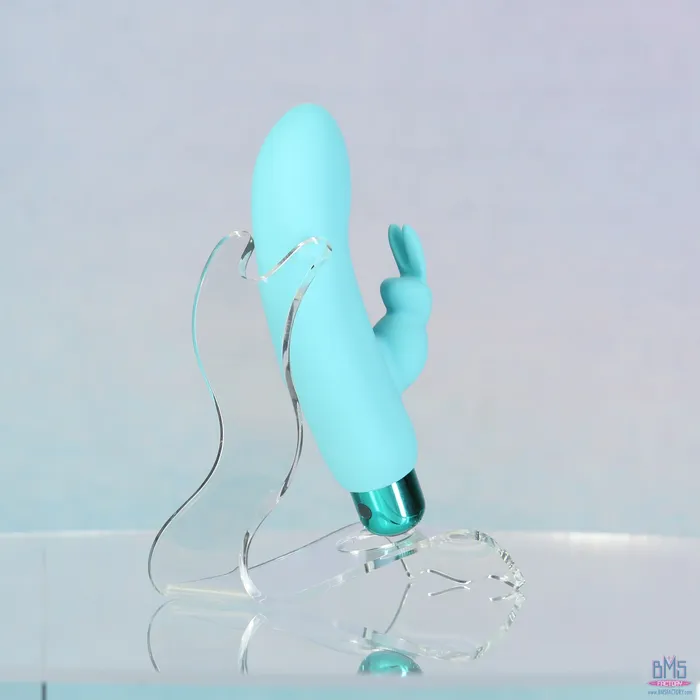 Female Sex Toys PowerBullet PowerBullet Alices Bunny Rechargeable Bullet with Removable Rabbit Sleeve Teal