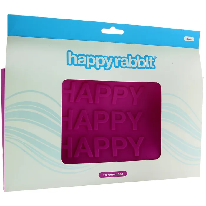 Happy Rabbit HAPPY Large Storage Case in Purple LoveHoney Vibrators Happy Rabbit HAPPY Large Storage Case in Purple LoveHoney Vibrators