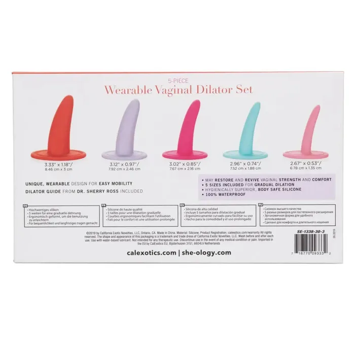 Male Sex Toys CalExotics Sheology 5pc Vaginal Dilator Set Male Sex Toys CalExotics Sheology 5pc Vaginal Dilator Set