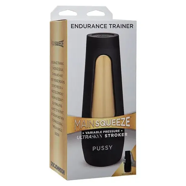 Male Sex Toys Doc Johnson Main Squeeze Endurance Trainer ULTRASKYN Stroker Pussy