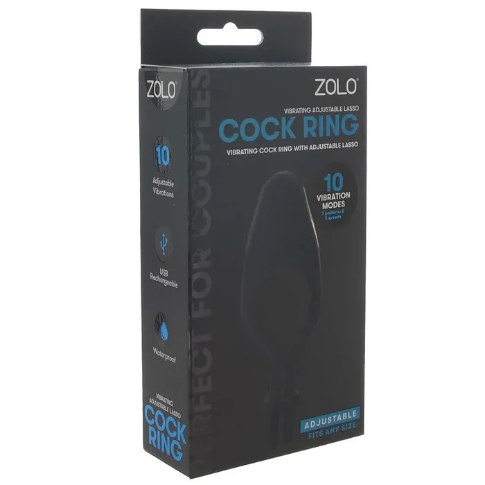 Male Sex Toys Zolo Vibrating Lasso Cock Ring