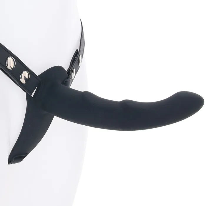 Ouch Adjustable Dual Ridged StrapOn Vibe Shots Toys Female Sex Toys