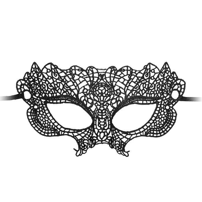 Ouch Princess Lace Mask in Black Shots Toys Anal Ouch Princess Lace Mask in Black Shots Toys Anal