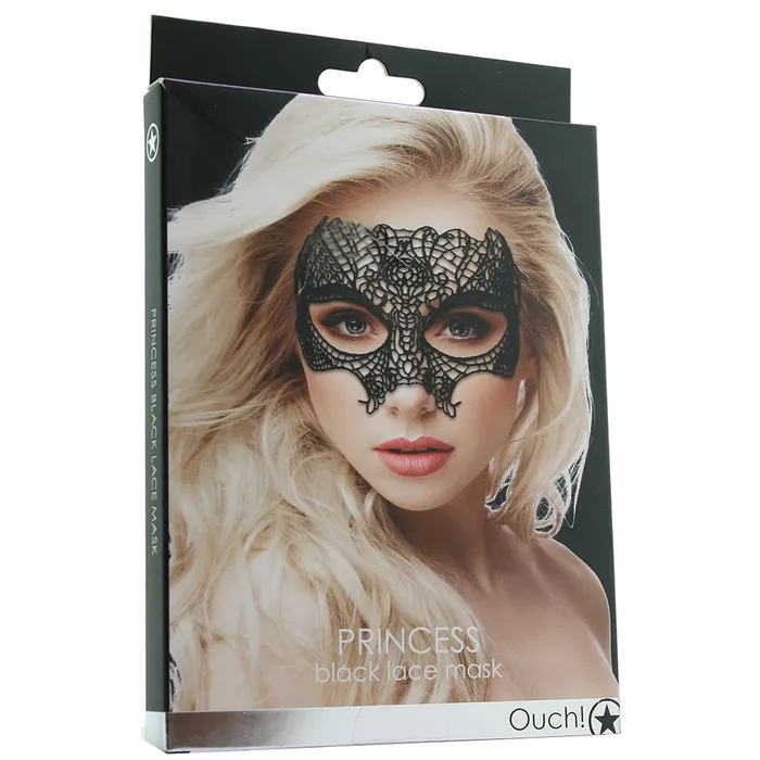 Ouch Princess Lace Mask in Black Shots Toys Anal Ouch Princess Lace Mask in Black Shots Toys Anal