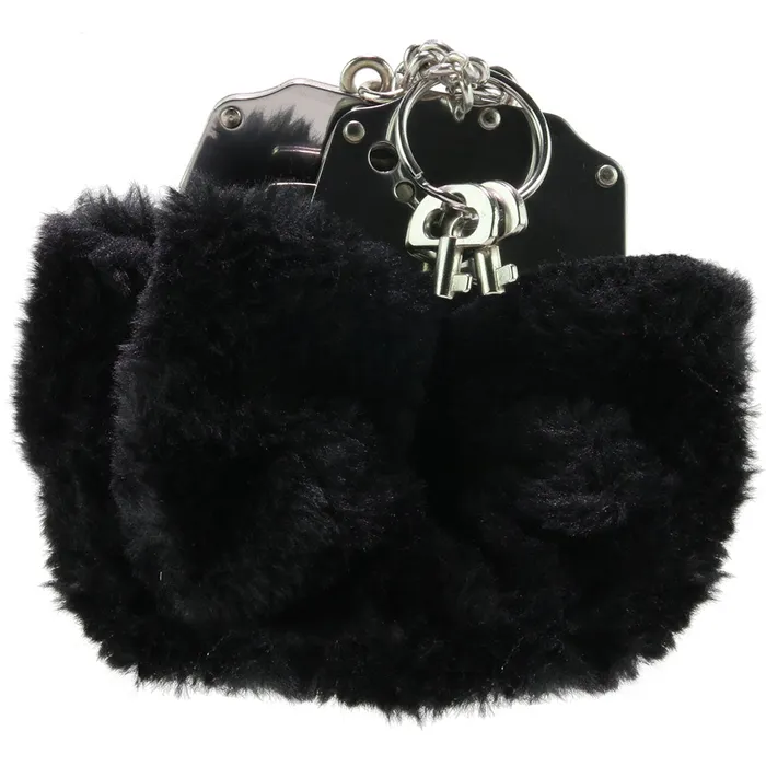 Pipedream Couples Fetish Fantasy Beginners Furry Cuffs in Black