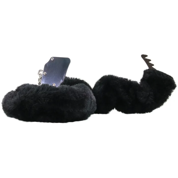 Pipedream Couples Fetish Fantasy Beginners Furry Cuffs in Black