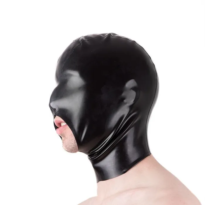 Rubber Cocksucker Hood Open Jaw No Eyes REGULATION Dildos