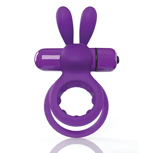 Screaming O Vibrators Screaming O 4B Ohare Vibrating Rabbit Double Cockring