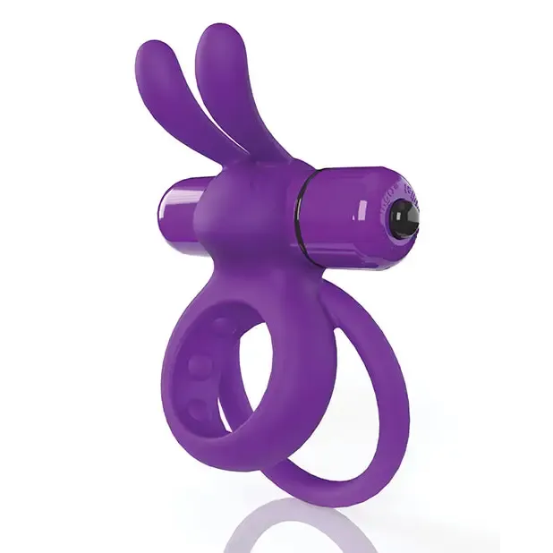 Screaming O Vibrators Screaming O 4B Ohare Vibrating Rabbit Double Cockring