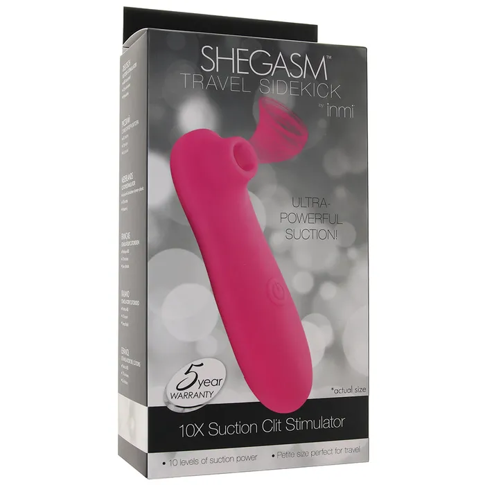 Shegasm Travel Sidekick 10X Suction Clit Stimulator XR Brands Female Sex Toys Shegasm Travel Sidekick 10X Suction Clit Stimulator XR Brands Female Sex Toys