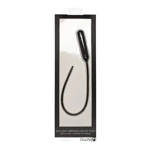 Shots Ouch Extra Long Urethral Sounding Silicone Vibrating Bullet Plug Black Shots America Anal Shots Ouch Extra Long Urethral Sounding Silicone Vibrating Bullet Plug Black Shots America Anal