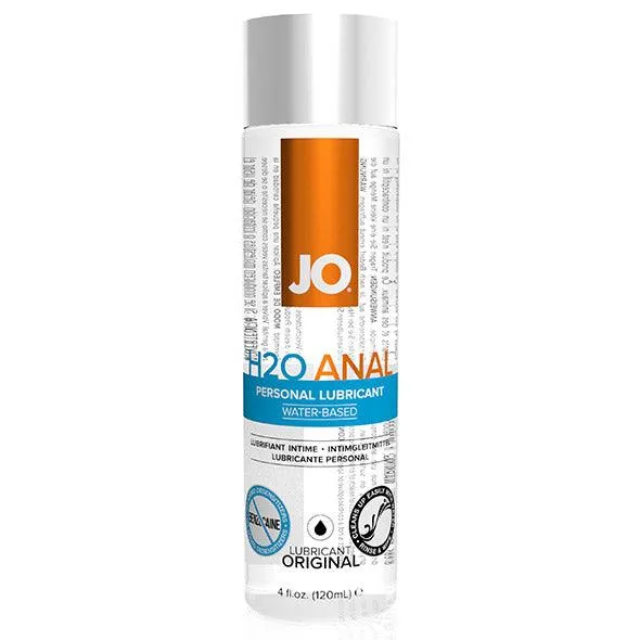 System Jo Anal H20 Water Based Personal Lubricant 60 240 ml System JO Lubricants