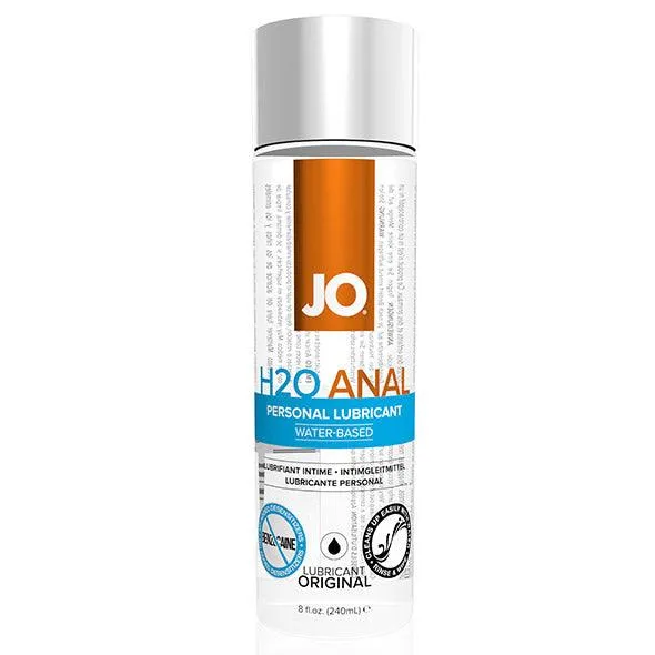 System Jo Anal H20 Water Based Personal Lubricant 60 240 ml System JO Lubricants