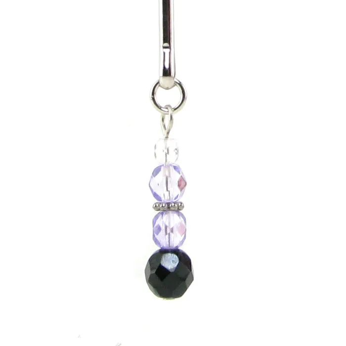 Tweezer Clit Clamp with Purple Beads Spartacus Anal Tweezer Clit Clamp with Purple Beads Spartacus Anal