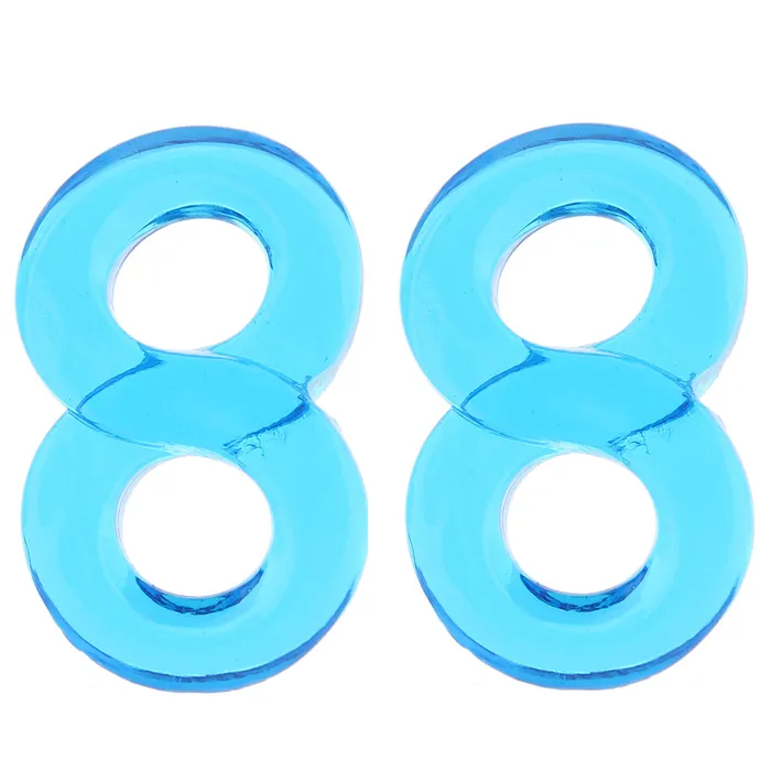 Vibrators Electric Eel Blue Line Duo Cock And Ball Rings