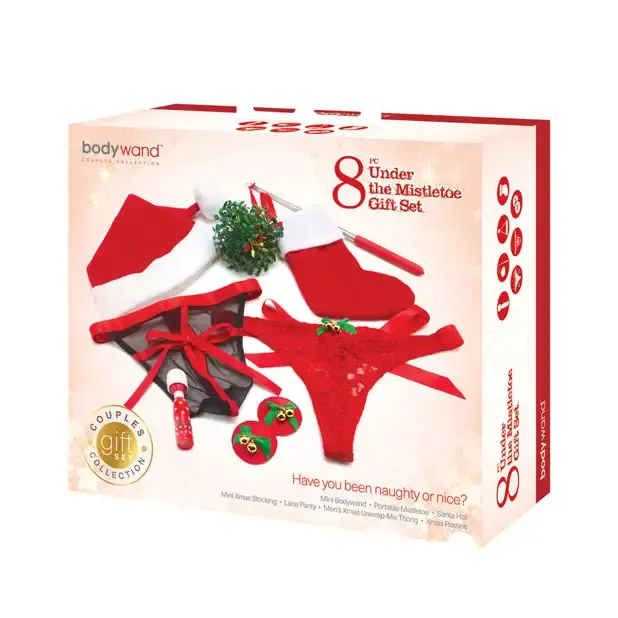 XGEN Products Anal Xgen Bodywand 8 Pc Under The Mistletoe Gift Set