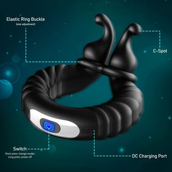 Amovibe Vibrating Cock Ring Couples Amovibe Vibrating Cock Ring Couples