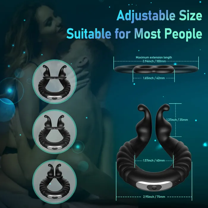 Amovibe Vibrating Cock Ring Couples Amovibe Vibrating Cock Ring Couples