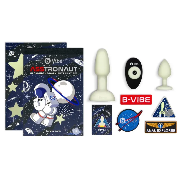 BVIBE Anal bVibe Asstronaut Glowinthedark Butt Play Set