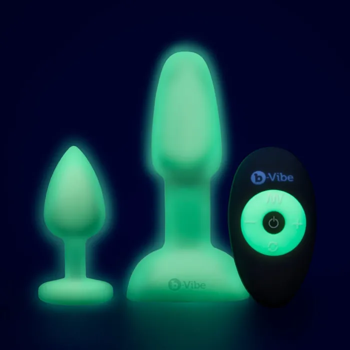 BVIBE Anal bVibe Asstronaut Glowinthedark Butt Play Set