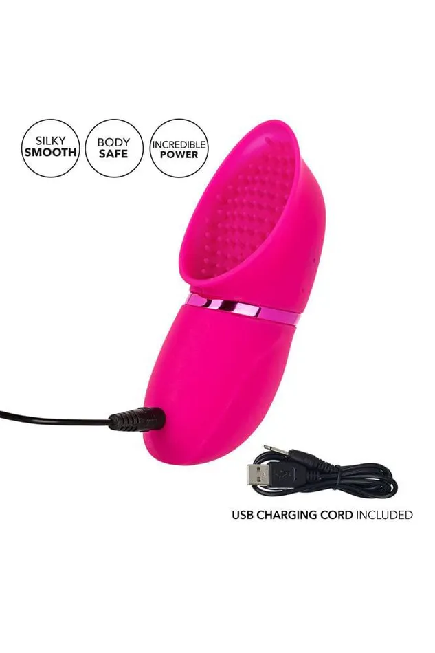 Cal Exotics Intimate Pump Rechargeable Full Coverage Pump Pink Cal Exotics Female Sex Toys