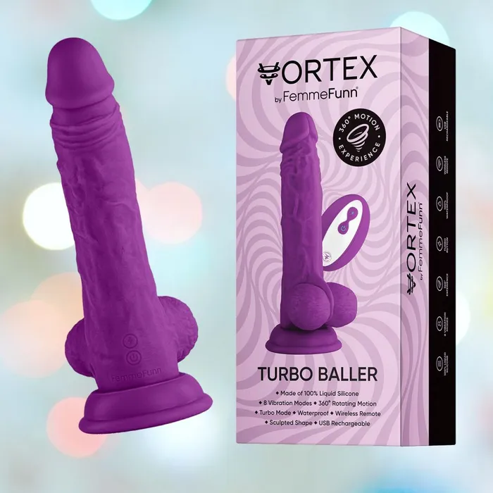 Femme Funn Vibrators Femme Funn Wireless Turbo Baller Purple
