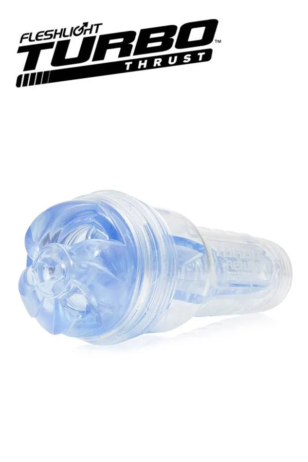 Fleshlight Fleshlight Turbo Thrust Masturbator Blue Ice Vibrators