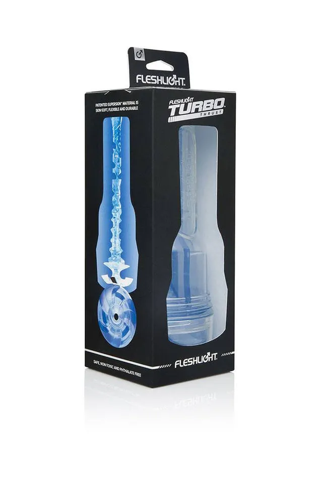 Fleshlight Fleshlight Turbo Thrust Masturbator Blue Ice Vibrators