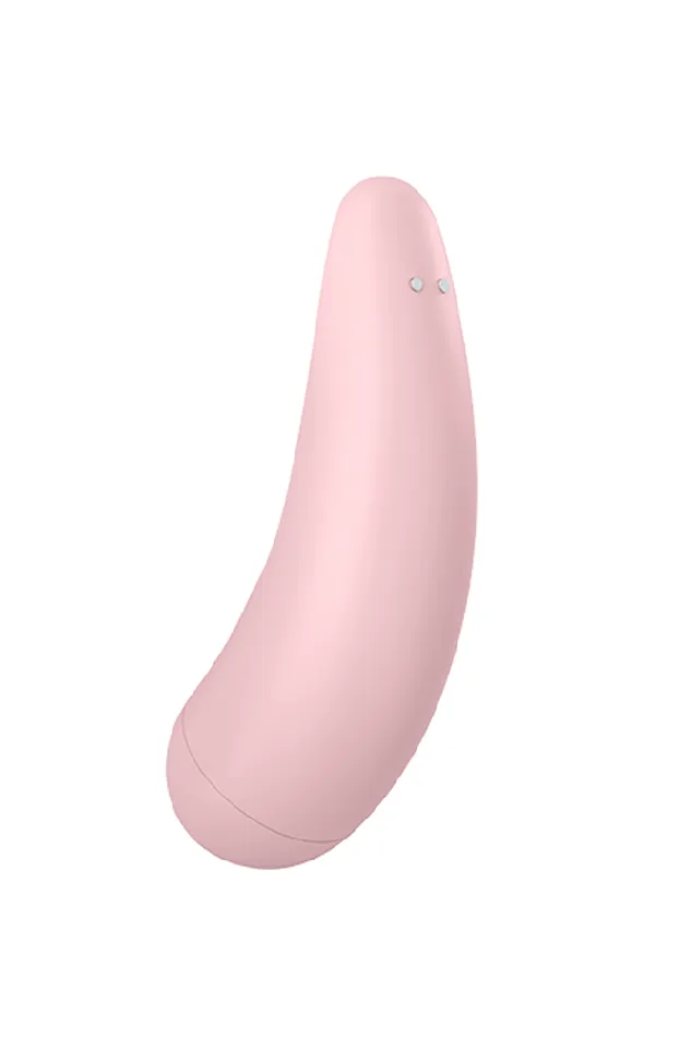 Satisfyer Vibrators Satisfyer Curvy 2 Plus Bluetooth Air Pulse Clitoral Stimulator Pink