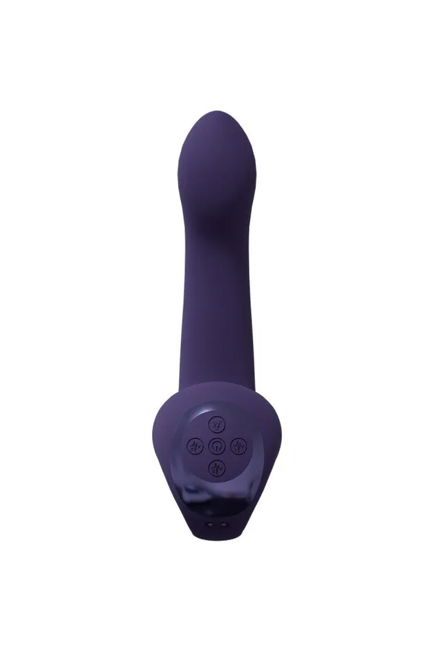 Shots Toys Vibrators Shots Toys VIVE Riko Triple Thumper with Finger Motion Vibrator Purple