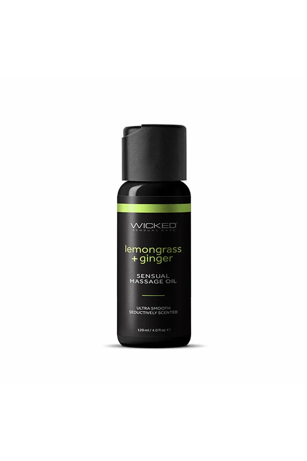 Wicked Sensual Care Wicked Sensual Care Sensual Massage Oil Lemongrass Ginger 4oz Couples Wicked Sensual Care Wicked Sensual Care Sensual Massage Oil Lemongrass Ginger 4oz Couples